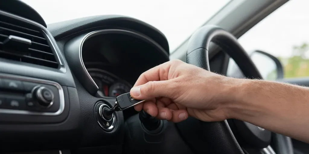 Comment démarrer une voiture avec clé : la solution pour repartir rapidement ?