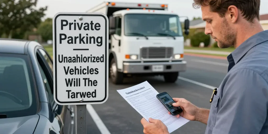 Comment faire enlever une voiture sur un parking privé sans risque juridique ?