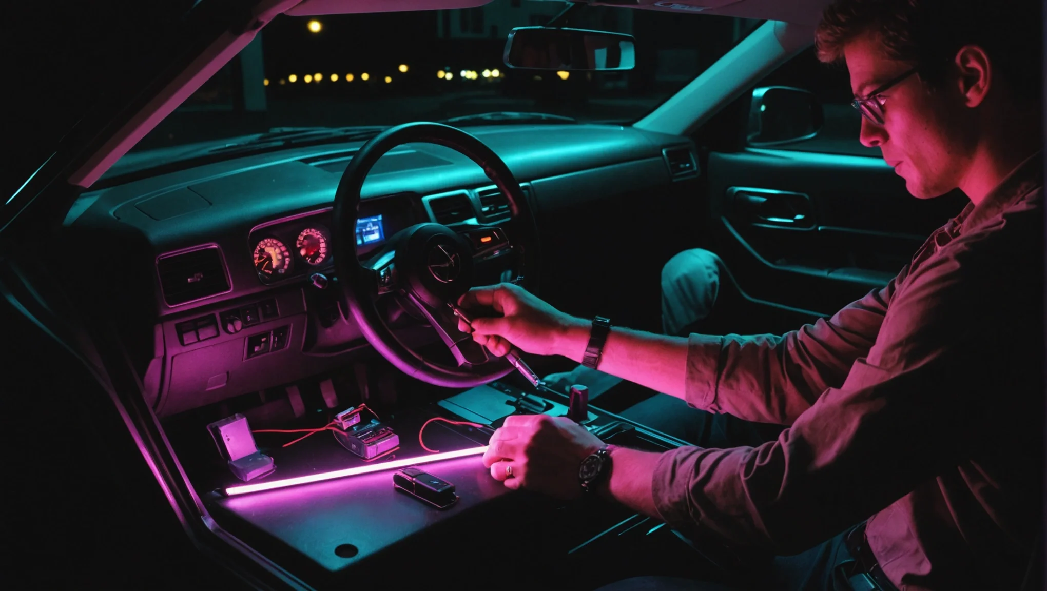 Comment Installer un Néon avec Interrupteur pour Personnaliser Votre Voiture