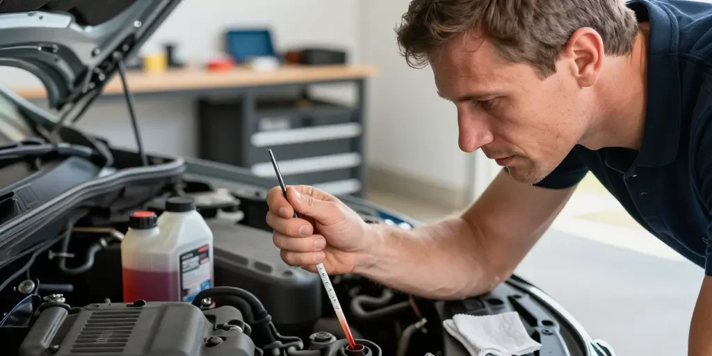 Comment vérifier le niveau d'huile de boîte de vitesse automatique chez soi ?