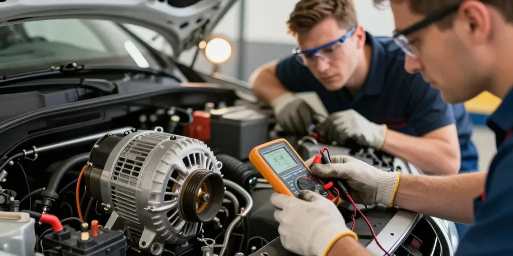 Fonctionnement d'un alternateur : comment tester le système de charge ?