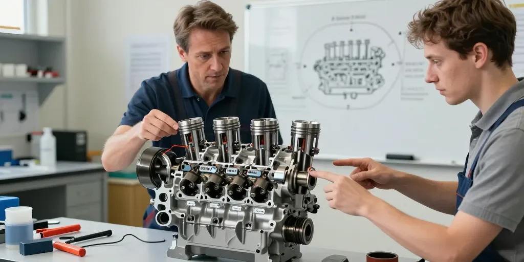 Fonctionnement d'un moteur thermique : le cycle 4 temps, comment fonctionne-t-il ?