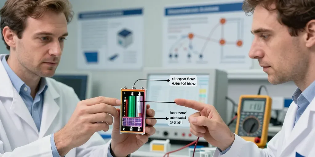 Fonctionnement d une batterie : le courant est-il produit et stocké ?