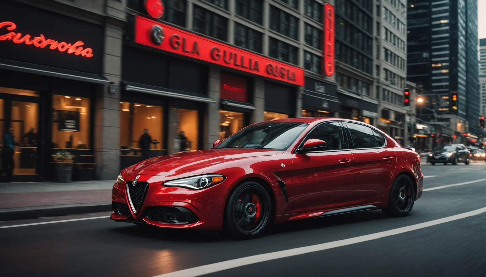 L'alfa romeo giulia quadrifoglio dans 6 underground : adrénaline pure et style unique