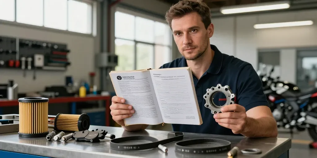 Pièces détachées moto entretien : ce que votre carnet d'entretien ne vous dit pas