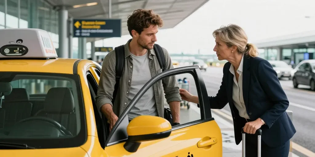 Pourquoi est-il intéressant de prendre un taxi plutôt que sa voiture pour se déplacer vers les aéroports ?